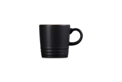 Le Creuset Stoneware Espresso Mug 100ml in Satin Black – Durable, stylish coffee cup | Keans Claremorris