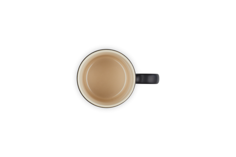 Le Creuset Stoneware Espresso Mug 100ml in Satin Black - Durable, Stylish Coffee Cup | Keans Claremorris