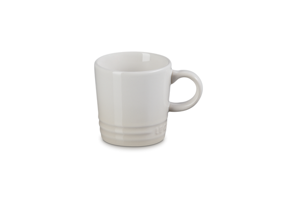 Le Creuset 100ml Meringue stoneware espresso mug, scratch-resistant, dishwasher safe, keeps coffee warm – Keans Claremorris