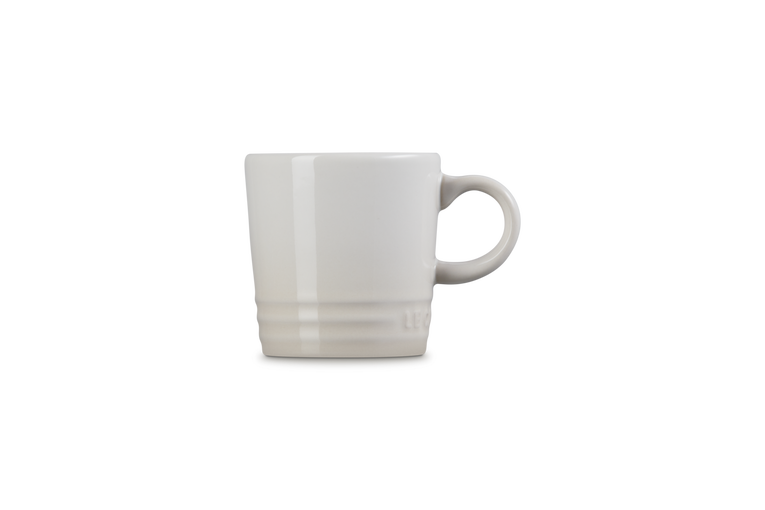Le Creuset Stoneware Espresso Mug 100ml in Meringue color, durable and stylish – available at Keans Claremorris