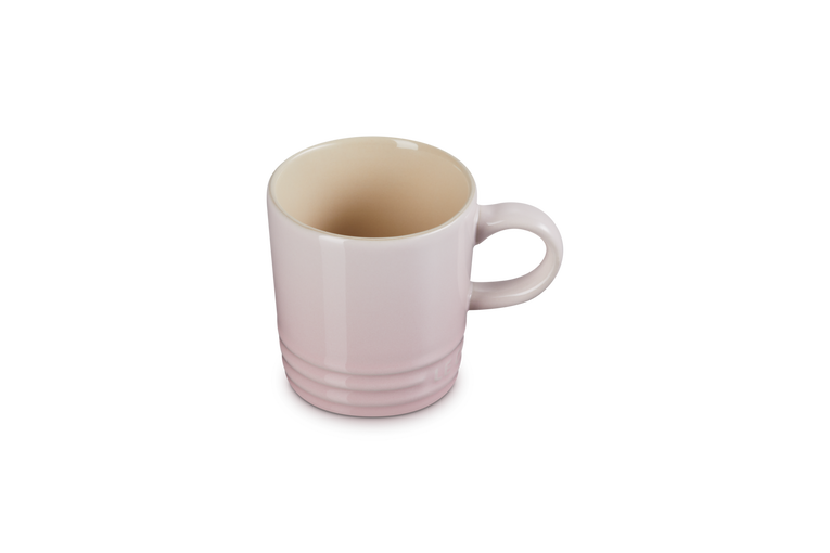 Le Creuset Stoneware Espresso Mug 100ml in Shell Pink – Durable, stylish cup | Keans Claremorris