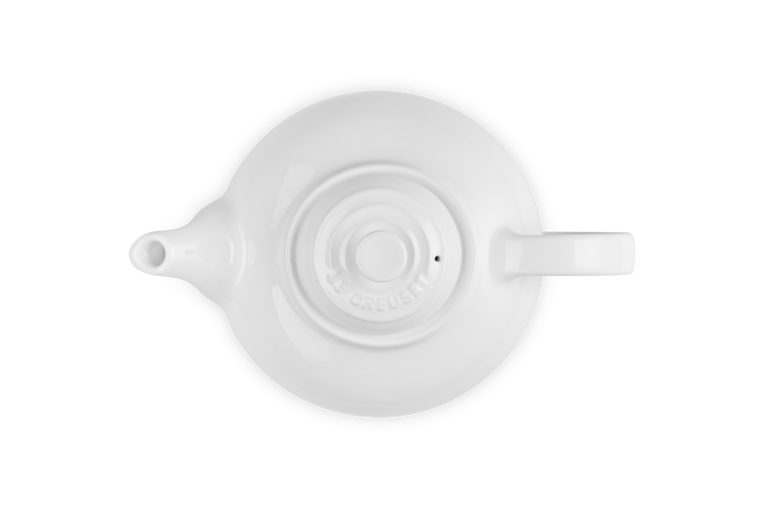 Le Creuset Stoneware Classic Teapot 1.3L in White – Durable, Elegant Design | Available at Keans Claremorris