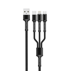 LDNIO 3-in-1 Lightning Cable Keans Claremorris