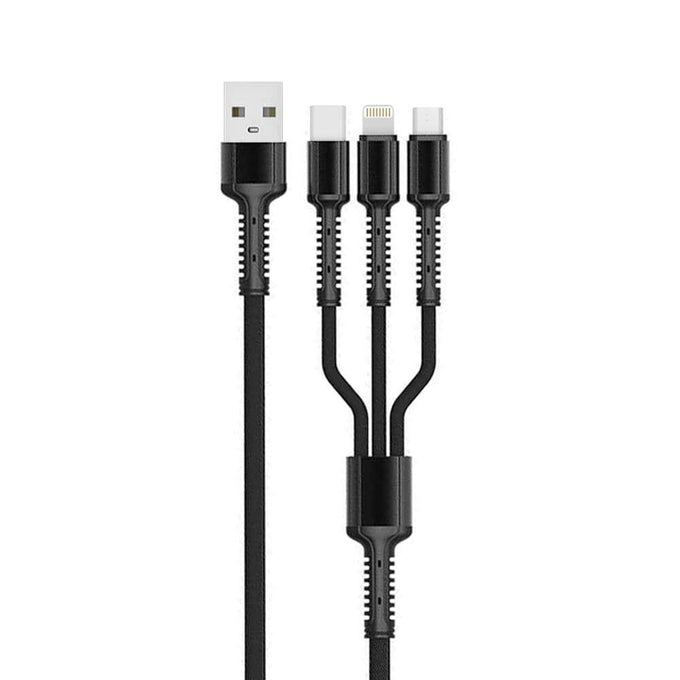 LDNIO 3-in-1 Lightning Cable Keans Claremorris