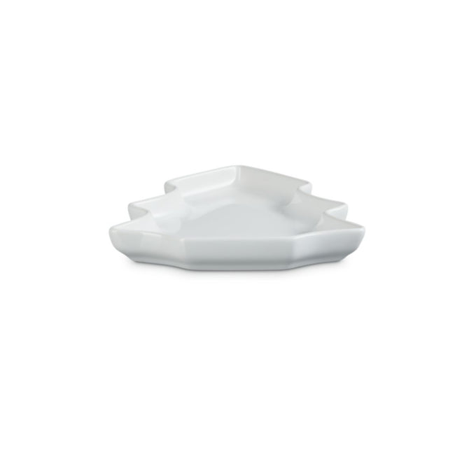 Le Creuset Christmas Tree Plate White - Image 3