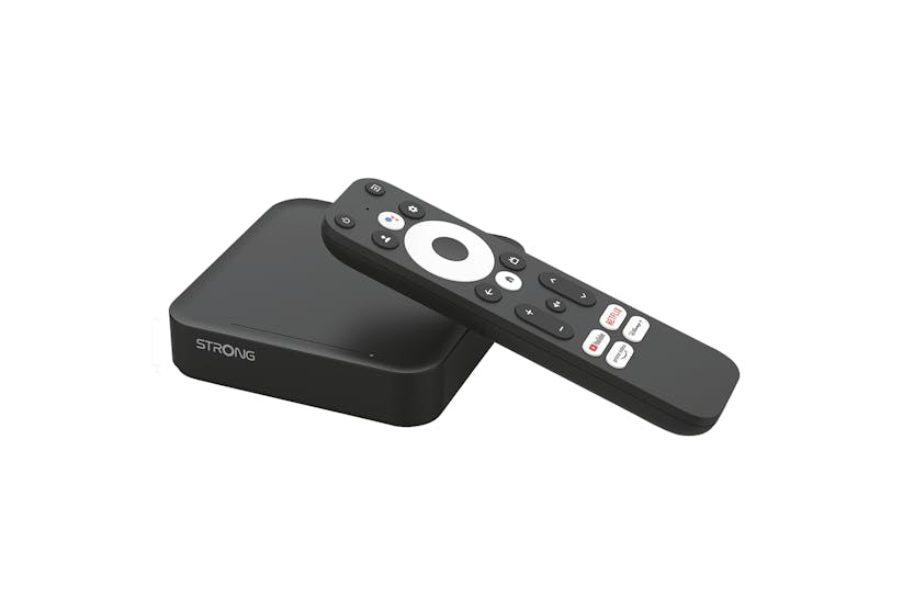 Strong LEAP-S3 4K UHD Android TV Box with Wi-Fi, Google TV, voice remote, Chromecast, Dolby Vision, Bluetooth – Keans