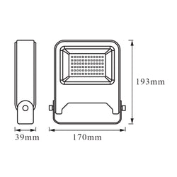 Endura LED Floodlight 50W 4500 Lm bright outdoor lighting, energy-efficient, available at Keans Claremorris.
