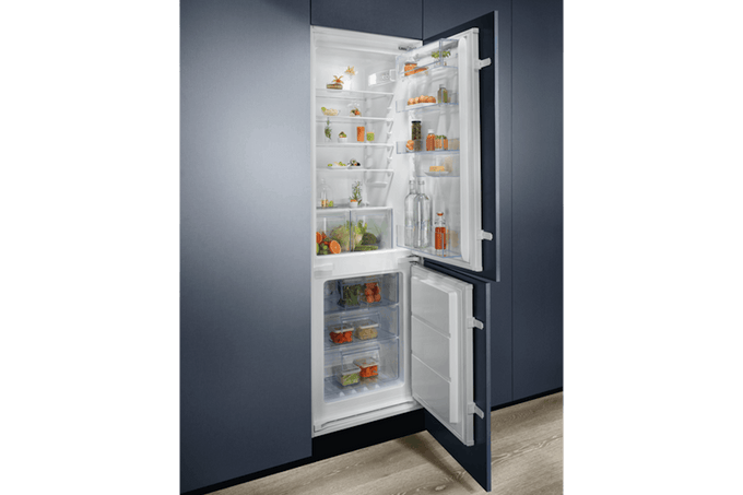Electrolux 70/30 Built-in Frost Free Fridge Freezer, energy-efficient cooling, available at Keans Claremorris.