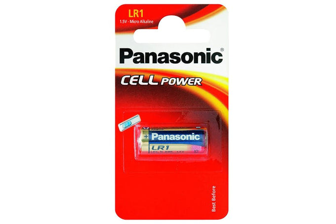 Panasonic Micro Alkaline Battery LR1 1.5V for medical devices, alarms, and flash cameras | Keans Claremorris