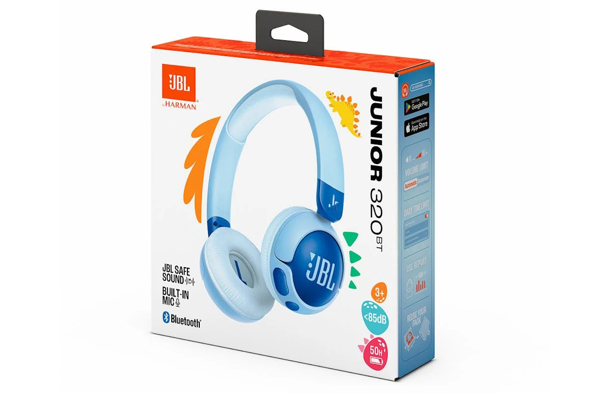 JBL Junior 320BT Kids Wireless On-Ear Headphones Blue | JBLJR320BTBLU - Image 6