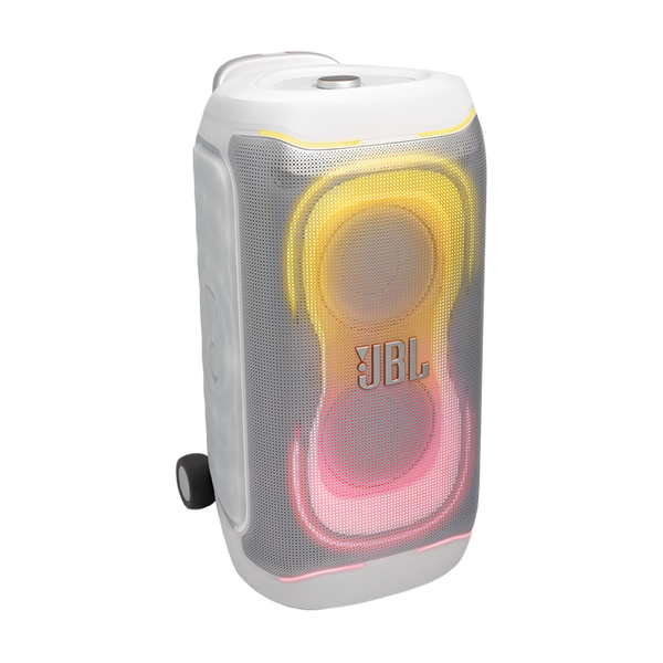 JBL Portable Party Speaker Replaceable Battery Wheels White| JBLPB330WHTUK