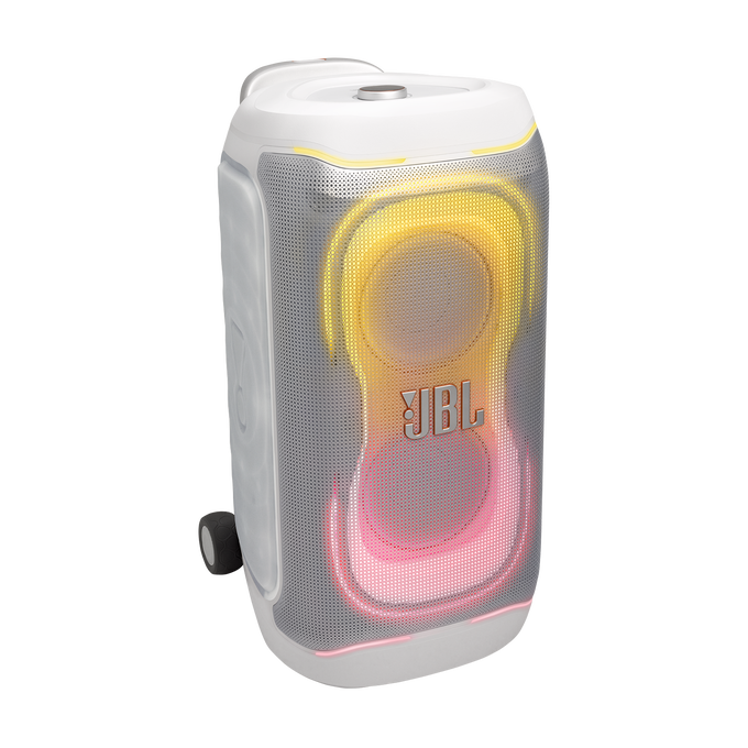 JBL Portable Party Speaker Replaceable Battery Wheels White| JBLPB330WHTUK - Image 1