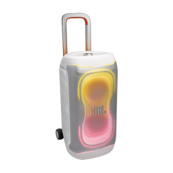JBL Portable Party Speaker Replaceable Battery Wheels White| JBLPB330WHTUK
