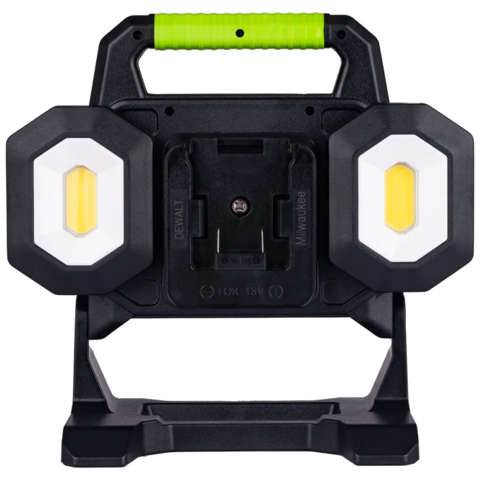 18V Battery LED Triple Head Worklight with Adaptors | LILWV250G65-01 - Image 3