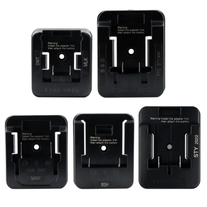 18V Battery LED Triple Head Worklight with Adaptors | LILWV250G65-01 - Image 4