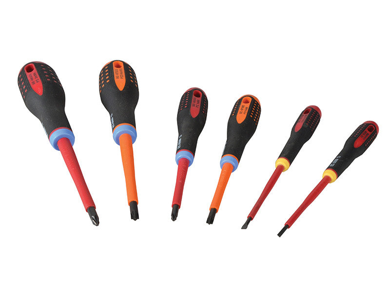 Bahco BAH9884S Mixed Insulated ERGO™ Screwdriver Set, 6 Piece - Image 1