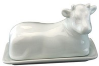 Large Cow Butter Dish  Keans Claremorris