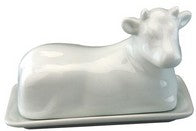 Large Cow Butter Dish  Keans Claremorris