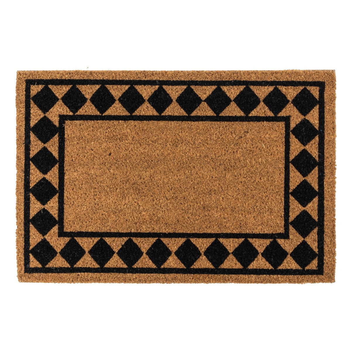 Latex Coir Mat - Diamond Border- 40x60cm Keans Claremorris