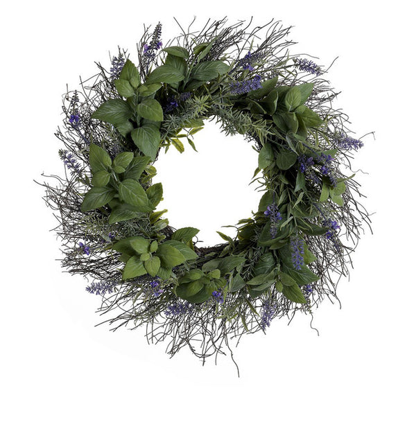 Lavender Wreath 22" Keans Clarmorris
