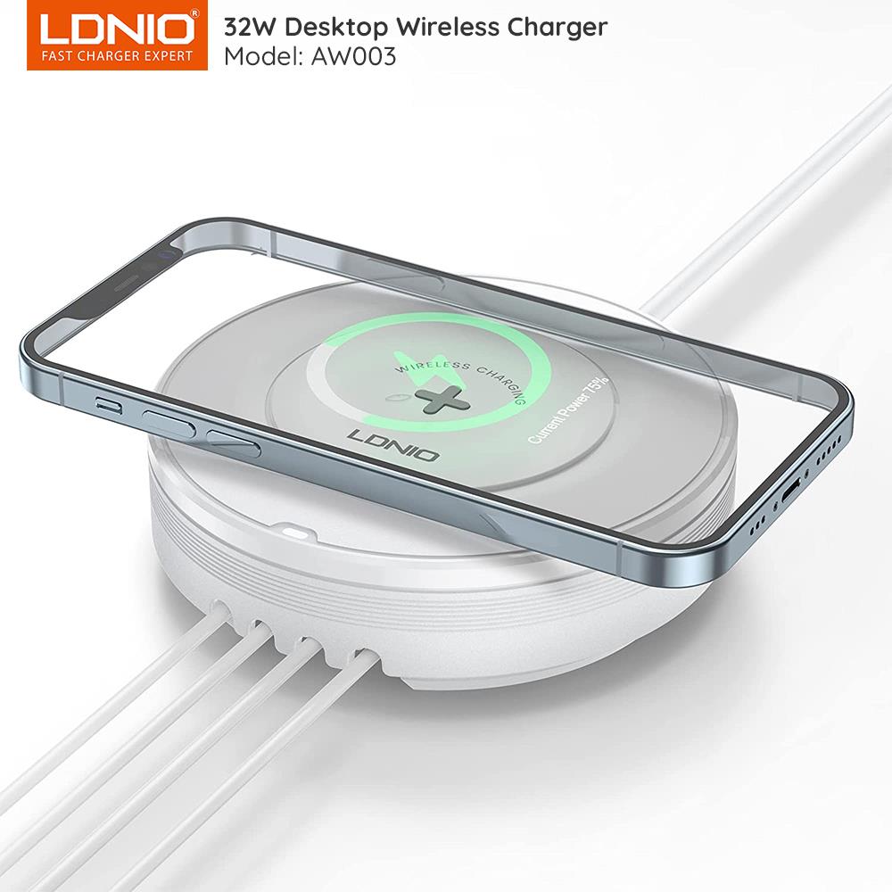 Ldnio 5 IN 1 Wireless Qi Desktop Charger | Keans Claremorris