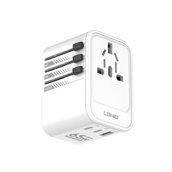 Ldnio 65W GaN Universal All-In-One | Travel Charger | For UK/US/AU/EU |  Keans Claremorris