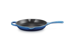 Le Creuset 23cm Signature Round Skillet Azure Blue Keans Claremorris