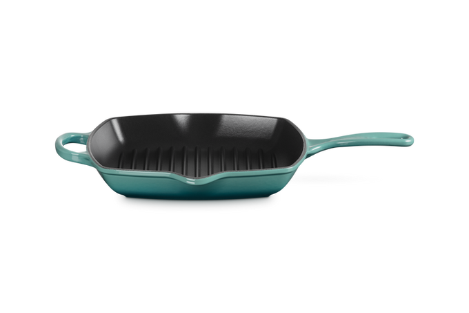 Le Creuset 26cm Square Grillit Blue Riviera Keans Claremorris