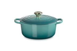 Le Creuset 28cm Round Casserole Blue Riviera Keans Claremorris