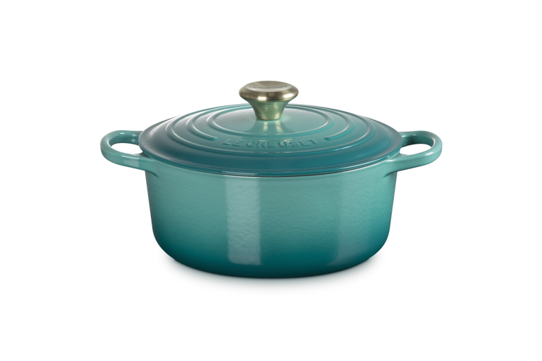Le Creuset 28cm Round Casserole Blue Riviera Keans Claremorris