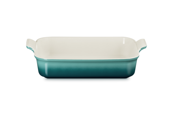 Le Creuset 32cm Deep Rectangular Dish Blue Riviera Keans Claremorris