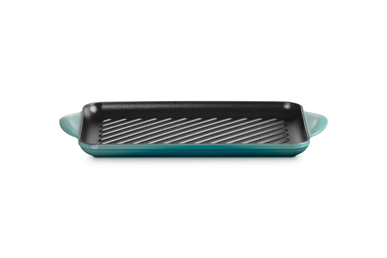 Le Creuset 32cm Traditional Rectangular Grill Blue Riviera Keans Claremorris