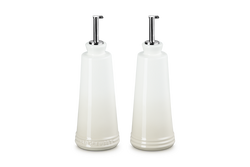 Le Creuset 330ml Stoneware Oil & Vinegar Set Meringue Keans Claremorris