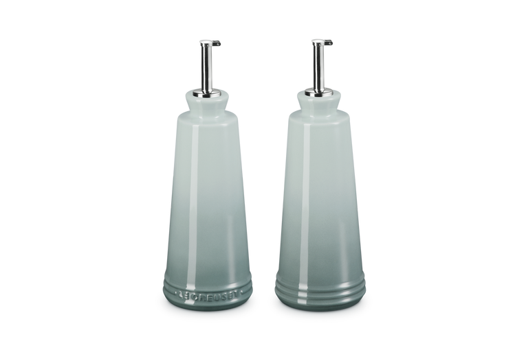 Le Creuset 330ml Stoneware Oil & Vinegar Set Sea Salt Keans Claremorris 