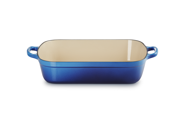 Le Creuset 33cm Cast Iron Rectangular Roaster Azure Keans Claremorris