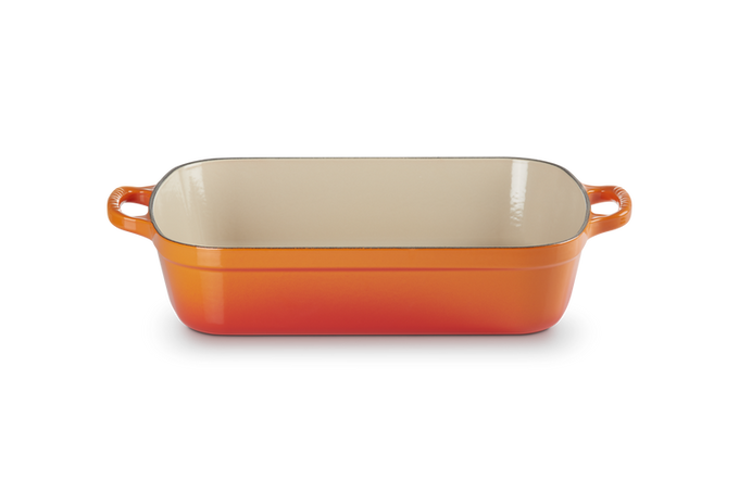 Le Creuset 33cm Cast Iron Rectangular Roaster Volcanic Keans Claremorris
