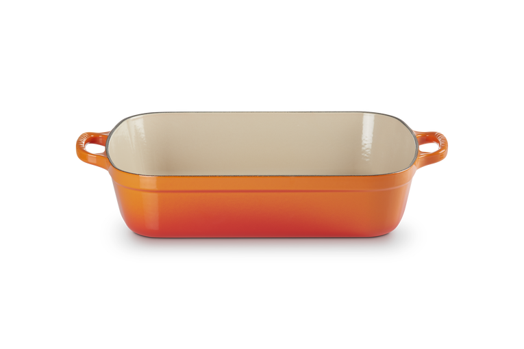 Le Creuset 33cm Cast Iron Rectangular Roaster Volcanic Keans Claremorris