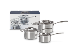 Le Creuset  3Ply 3piece Cookware Set Keans Claremorris 