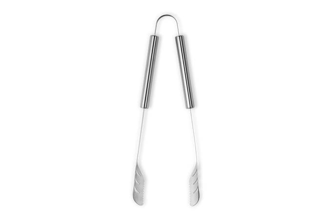 Le Creuset stainless steel BBQ tongs, 45cm long with ridged edges, spring mechanism, dishwasher safe – Keans Claremorris