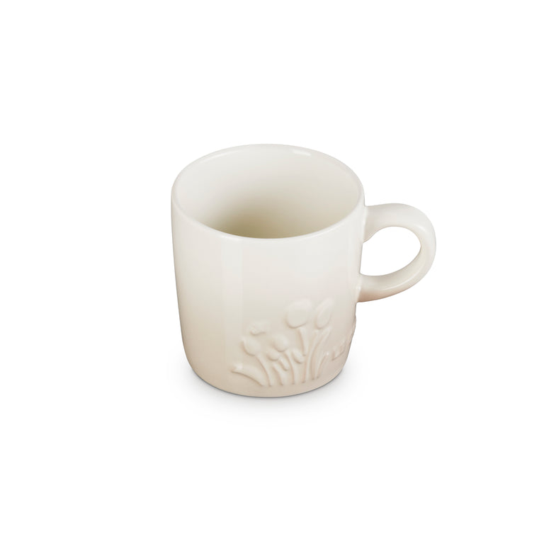 Le Creuset Capp Mug 200ml Meringue color, durable stoneware, perfect for cappuccino - Keans Claremorris