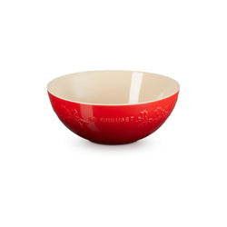 Le Creuset Christmas Holly Multi Mixing Bowl - Cerise Keans Claremorris