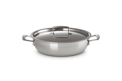 Le Creuset Classic 3-ply Stainless Steel Shallow Casserole 26cm Keans Claremorris