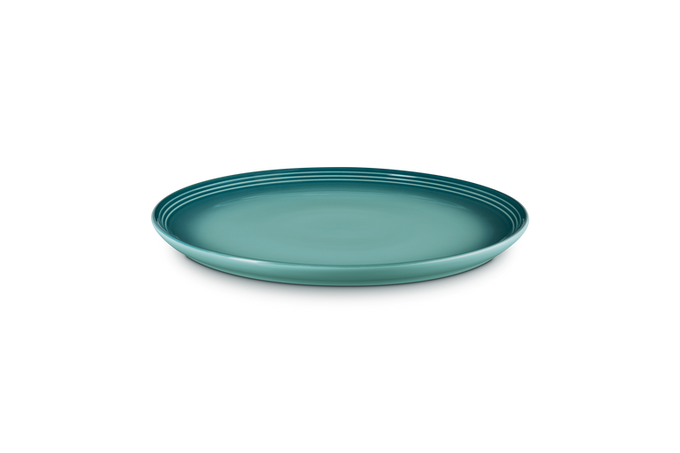 Le Creuset Coupe Range - Dinner Plate Blue Riviera Keans Claremorris