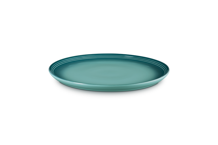 Le Creuset Coupe Range - Dinner Plate Blue Riviera Keans Claremorris