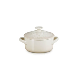 Le Creuset Daffodil 250ml stoneware mini casserole in Meringue, scratch-resistant, oven and dishwasher safe - Keans