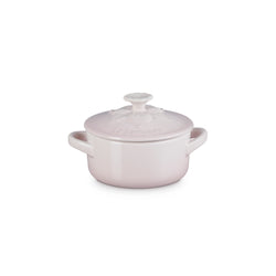 Le Creuset 250ml petite stoneware casserole in shell pink, scratch-resistant, oven and dishwasher safe – Keans Claremorris