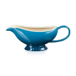 Le Creuset Deep Teal Stoneware 460ml Gravy Boat with drip-free spout, heat retention, dishwasher safe – Keans Claremorris