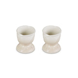 Le Creuset Meringue Egg Cup set of 2, durable stoneware, vibrant design - available at Keans Claremorris.