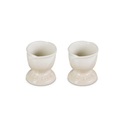 Le Creuset Meringue Egg Cup set of 2, durable stoneware, vibrant design - available at Keans Claremorris.