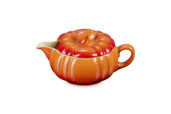 Le Creuset Halloween Pumpkin Gravy Boat Volcanic Keans Claremorris 